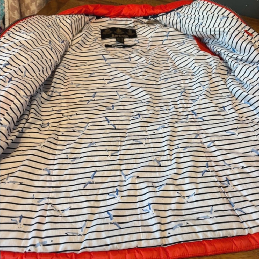 Barbour Women's Red Quilted Jacket size U.S. 4 - Picture 5 of 7